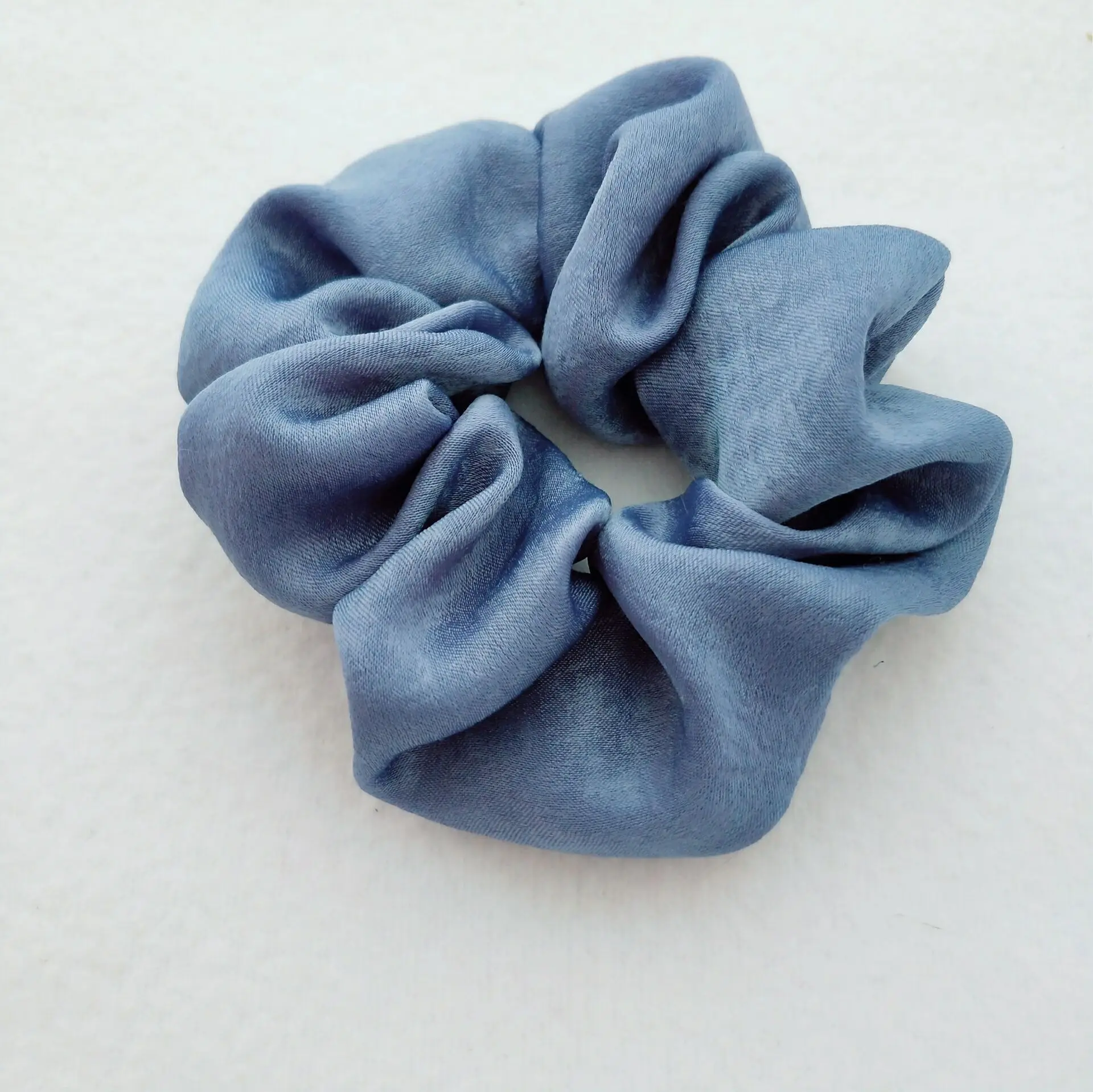 blue scrunchie Модные женские резинки для волос, эластичные веревки для волос, чистый цвет, спортивный танцевальный женский хвостик, резинка для волос для девочек, эластичные резинки для волос - Цвет: blue scrunchie