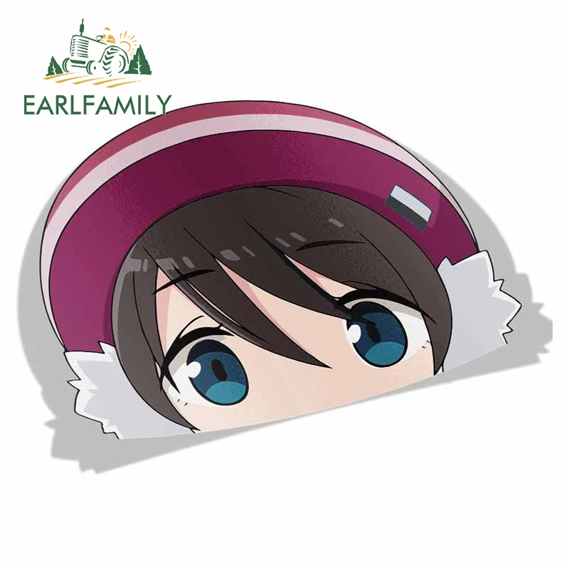 EARLFAMILY 13 см x 9 3 для Ena Saitou yulu лагерь Peeker Peek аниме виниловые JDM автомобильные
