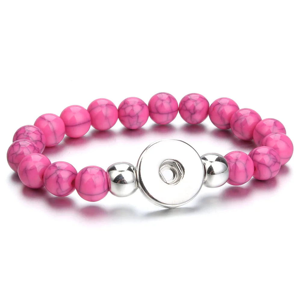 Новый браслет с застежкой 18 мм застежкой-кнопкой женский подарок трещинами