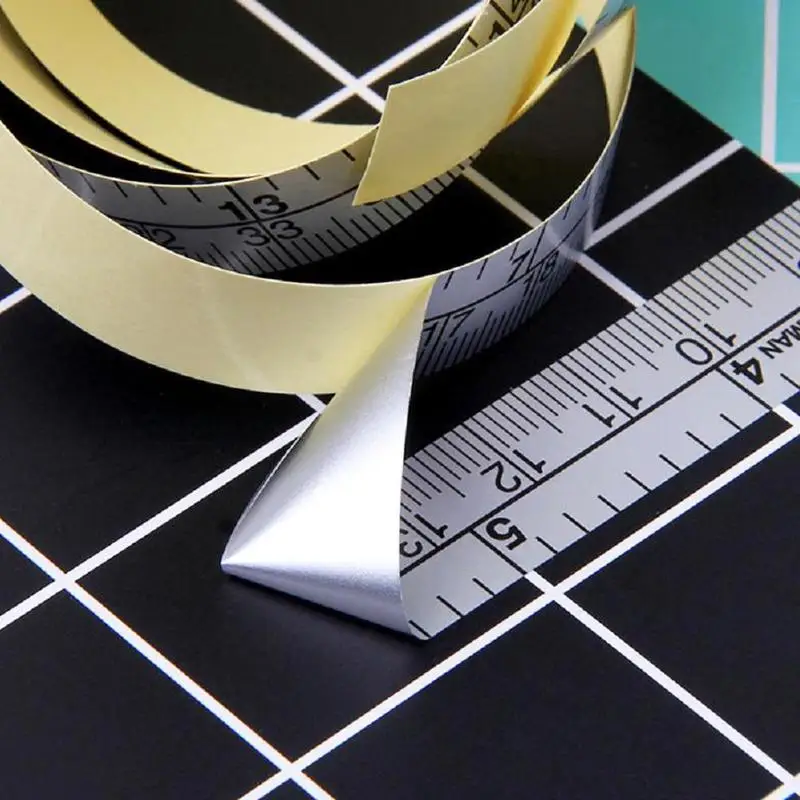 

150cm Paste Scale Paper Self Adhesive Metric Measure Tape Vinyl Ruler For Sewing Machine Sticker Scale Paper Ruler
