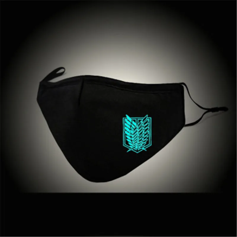 Мультяшная Студенческая светящаяся хип хоп Наруто Токийский Гуль маска