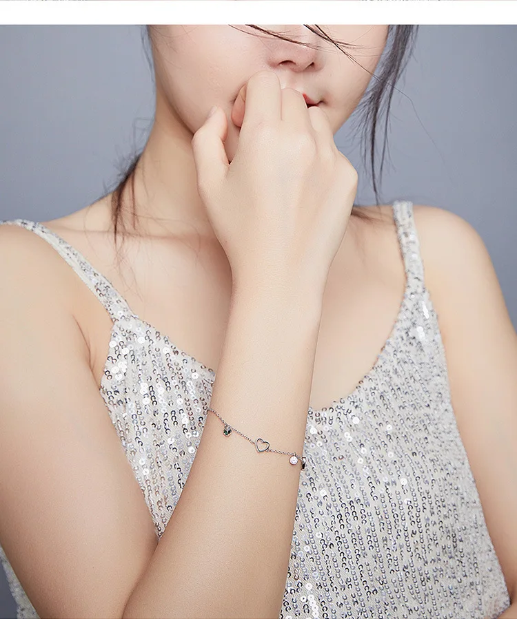 Посеребренные браслеты с бриллиантами и цепочкой подходят для pandora стразы