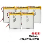 3,7 V 1500mAh 484251 504050 литиевая полимерная аккумуляторная батарея для планшетного ПК Bluetooth-гарнитура игрушки навигационные инструменты MP4
