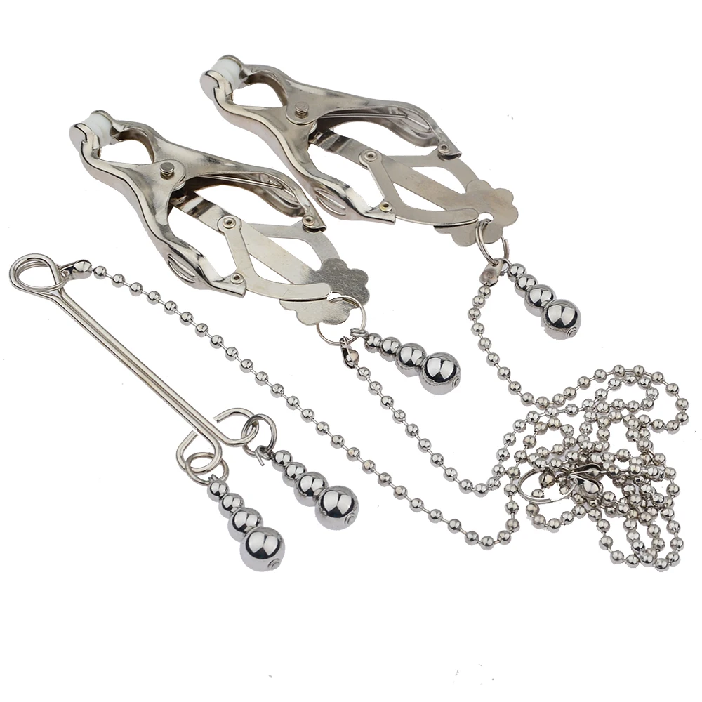 4 Размер Сексуальные Ниппель Бабочка Зажим Металлический Женщины Тракционные Зажимы Клипсы Сосков BDSM Бондаж Ограничения Секс Игрушки на.