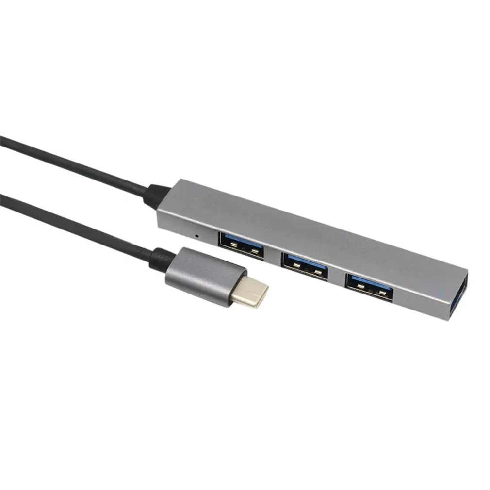 Концентратор USB C 4 порта Тип на 2 0 разветвитель преобразователь OTG адаптер