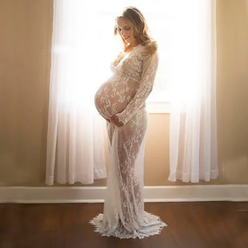 Летнее кружевное платье для фотосъемки женское длинное черно белое макси