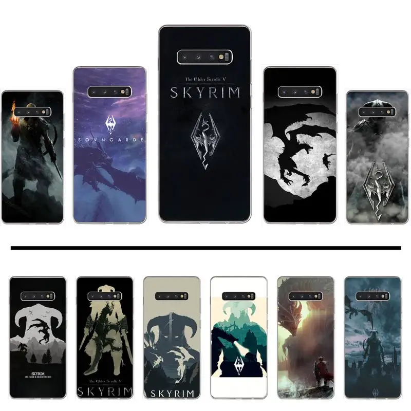 Чехол для телефона games The Elder Scrolls V Skyrim Samsung Galaxy S5 S6 S7 S8 S9 S10 S10e S20 edge plus lite|Бамперы| |