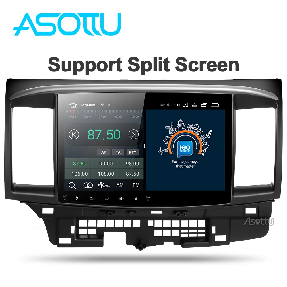 Asottu PX30 Android 9,0 автомобильный dvd для Mitsubishi Lancer стерео мультимедийная Главная панель gps автомобильное радио dvd gps плеер стерео gps