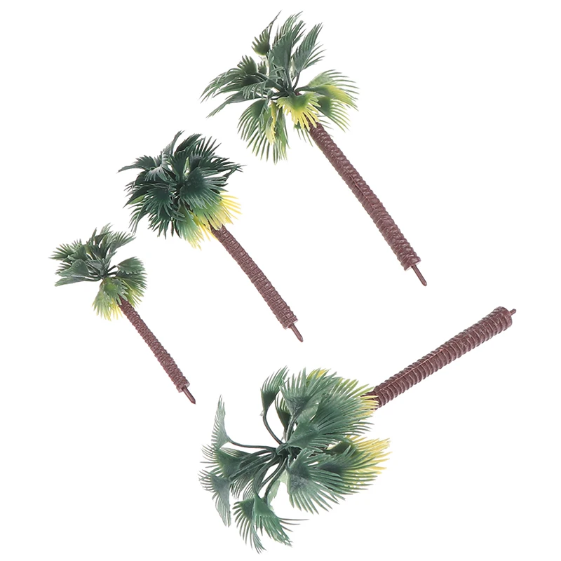 Hot Sale 5pcs artificial model tree toys landscape palm trees train | Игрушки и хобби