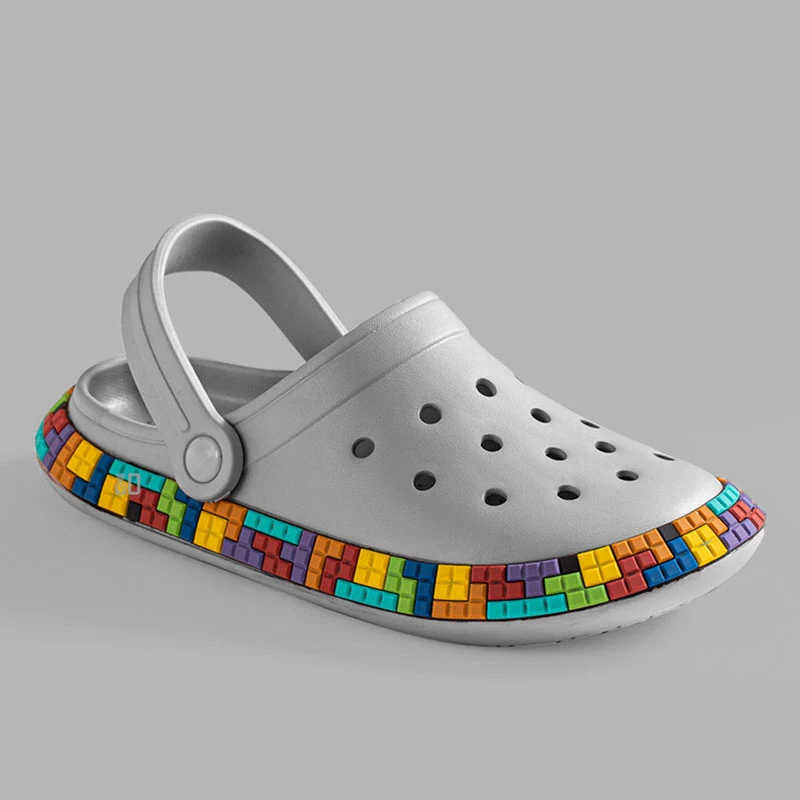 Шлепанцы Mo Dou для родителей и детей Мягкие Водонепроницаемые тапочки из ЭВА пляжа