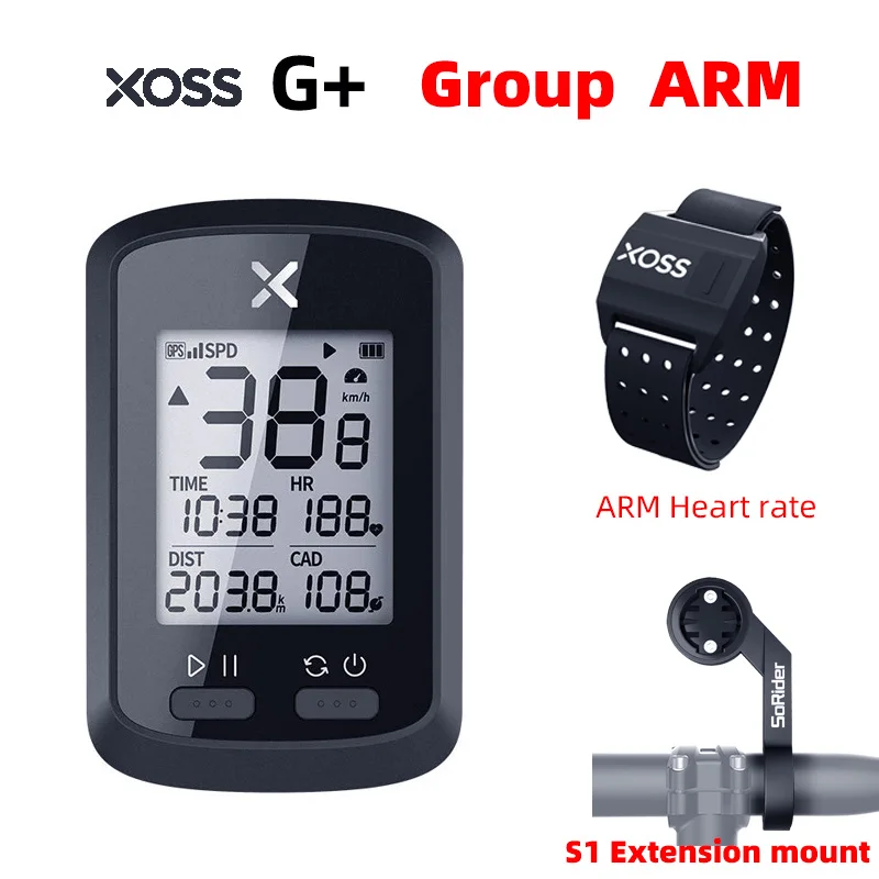 

XOSS GPS Cycling Computer G Wireless Speedometer Bluetooth Cycle Tracker Waterproof Road Bike MTB Bicycle Odometer