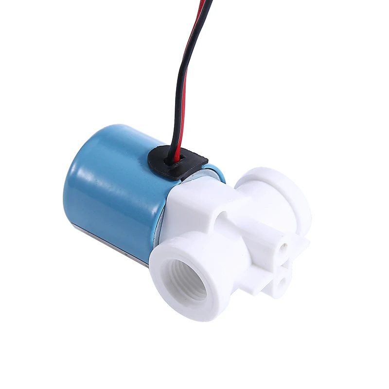 DC 12V электромагнитный клапан G1/4 дюйма Пластик для очистки воды очиститель