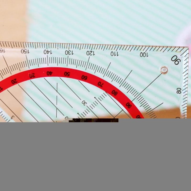 

1Pcs Multifunctional Triangle Ruler Vividcraft Plastic School Strai Stationery Measurment Ruler Student Supplies Angle Y0R7 L0X4