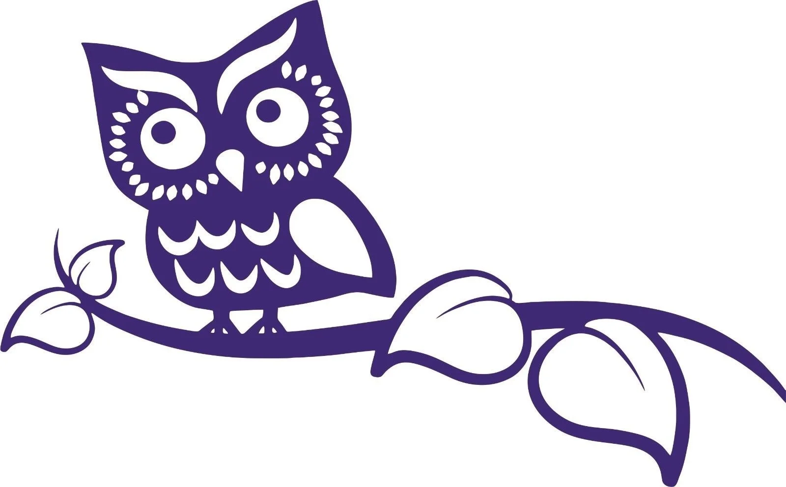 Для совы на ветке Птица Животное автомобиль грузовик ноутбук окно виниловая