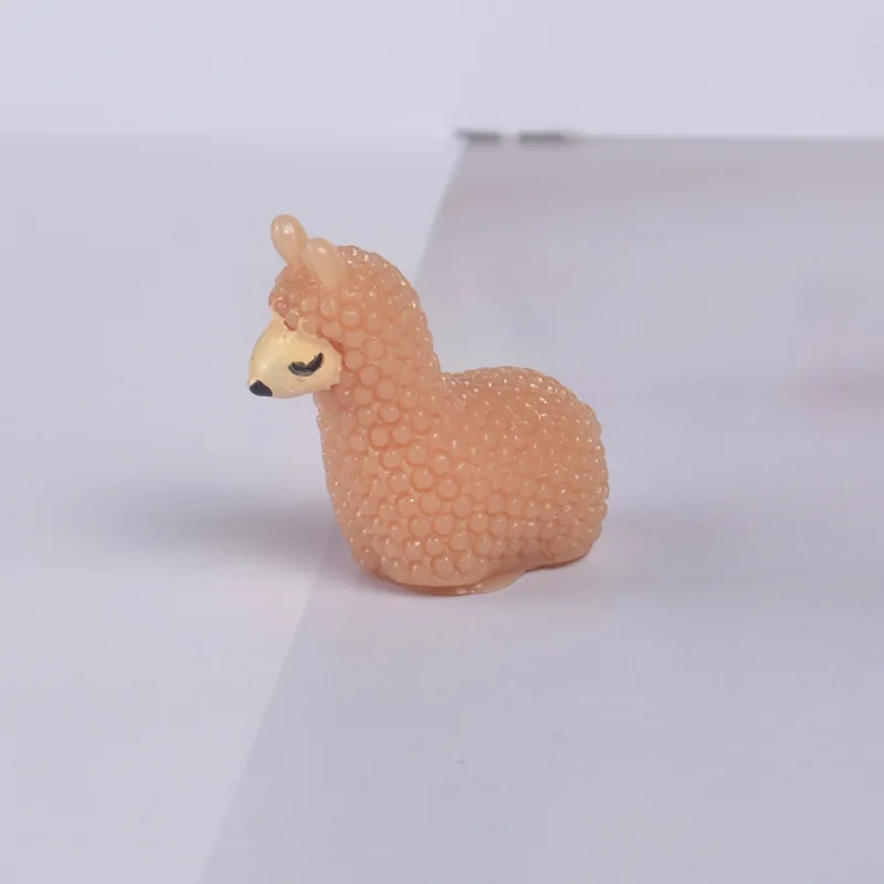 2 искусственных игрушек искусственная кожа полимерная мини-милая овечка альпака