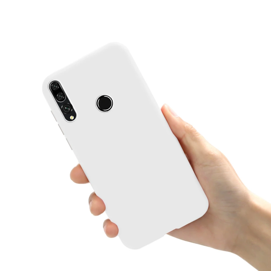 White Мягкий ТПУ чехол для huawei Y9 Prime чехол силиконовый чехол для телефона для huawei Y9 Prime P Smart Z STK-LX1 STK-L21 - Цвет: White
