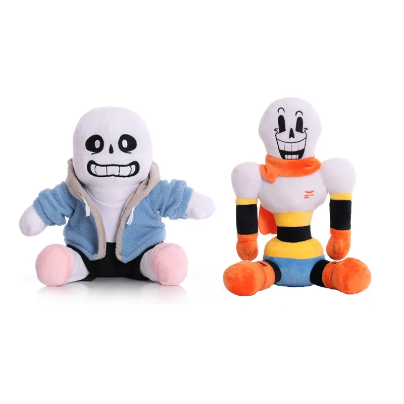 2 шт./лот Undertale плюшевые игрушки Sans Мультяшные мягкие для детей подарок на