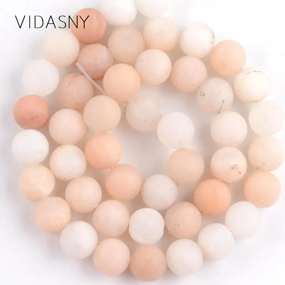 

Natural Dull Polished Pink Aventurine Round Beads For Jewelry Making 4 6 8 10mm Loose Beads Diy Necklace Bracelet Accessory 15''