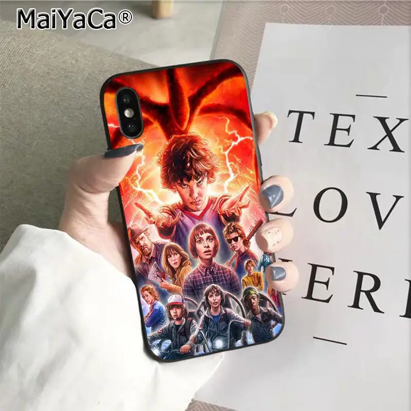 MaiYaCa ТВ Финн вольфхард странные вещи Модный чехол для телефона Apple iphone 11 pro 8 7 66S Plus X 5s SE XS XR XS MAX fundas