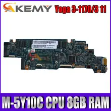 For Lenovo Yoga 3-1170 Yoga 3 11 Laptop Motherboard With SR23C M-5Y10C CPU 8GB RAM AIZY0 LA-B921P 5B20H33238 100% Test