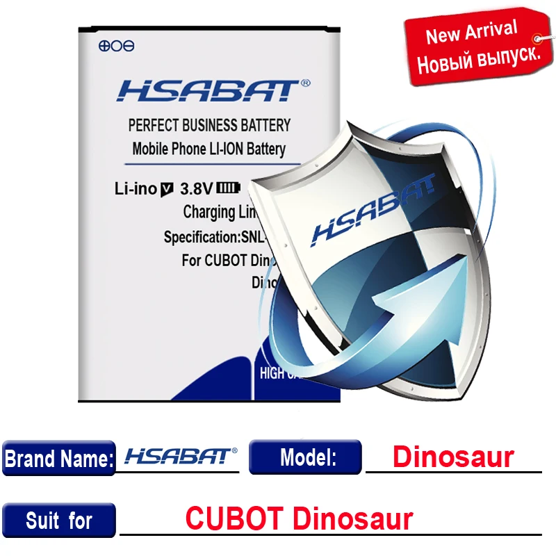 for CUBOT Dinosaur Аккумулятор HSABAT 6500 мАч для CUBOT MANITO/X6/NOTE S/Note Plus/Rainbow/P9/MAGIC/X15/R11/X18/H3/Dinosaur/MAX/S208 A S208A - Цвет: for CUBOT Dinosaur