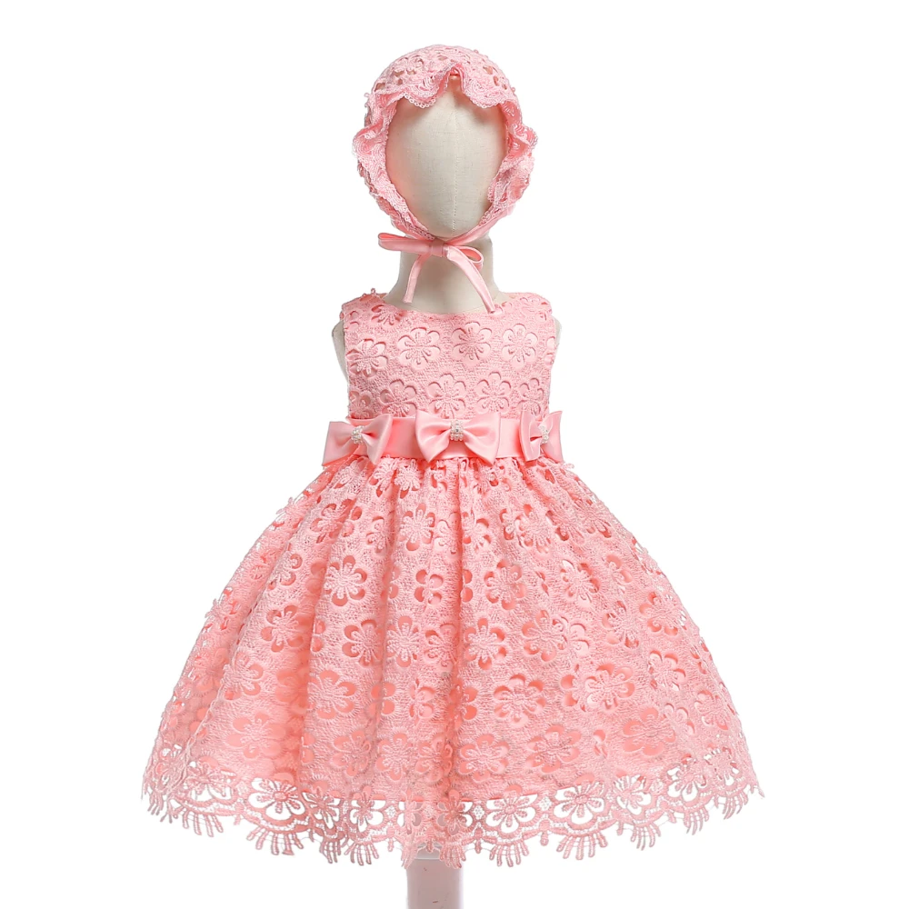 Платье на крестины для маленьких девочек полная кружевная одежда крещения