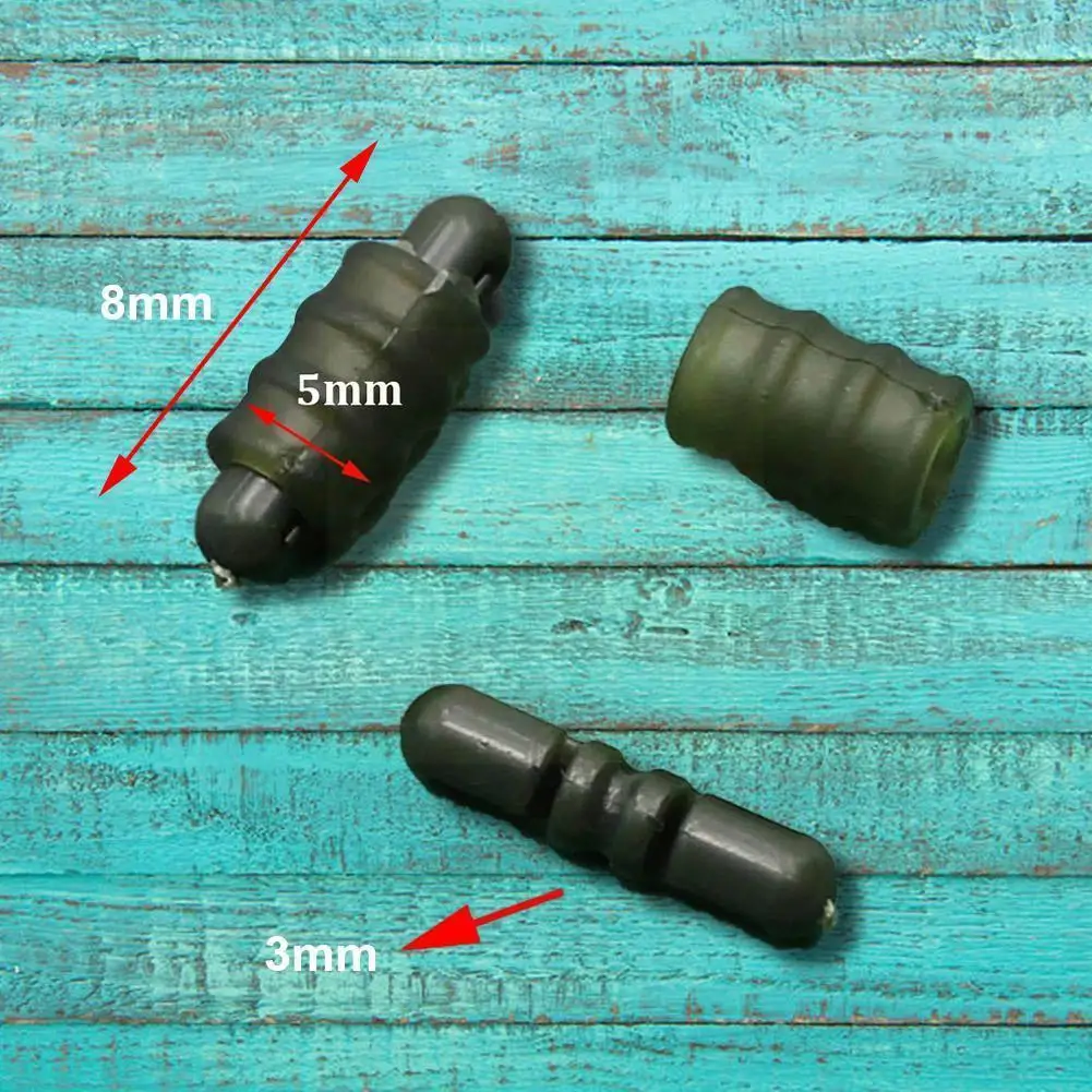 

10 Carp Fishing Accessories Quick Change Stop Dark Retractor Feeding Fishing Carp Equipment Green Bead Carp Connector Equip J2j6