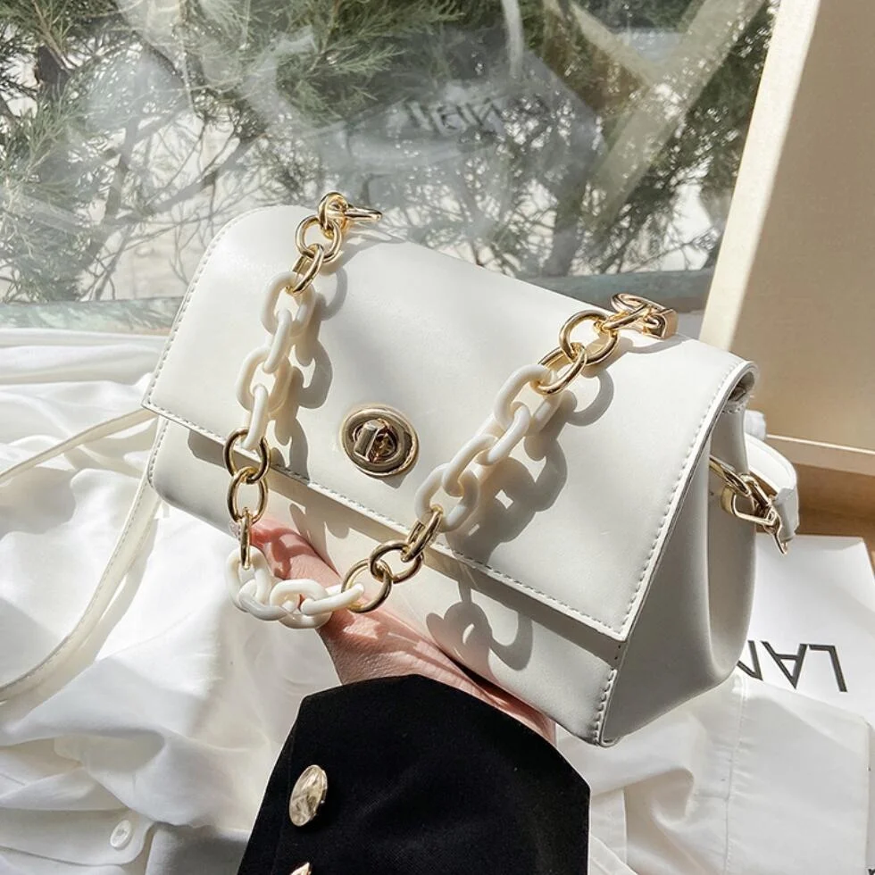 

Luxury brand Ladies Tote Bag 2021 New High-quality PU Leather Women's Designer Handbag Solid color Shoulder Messenger Bag