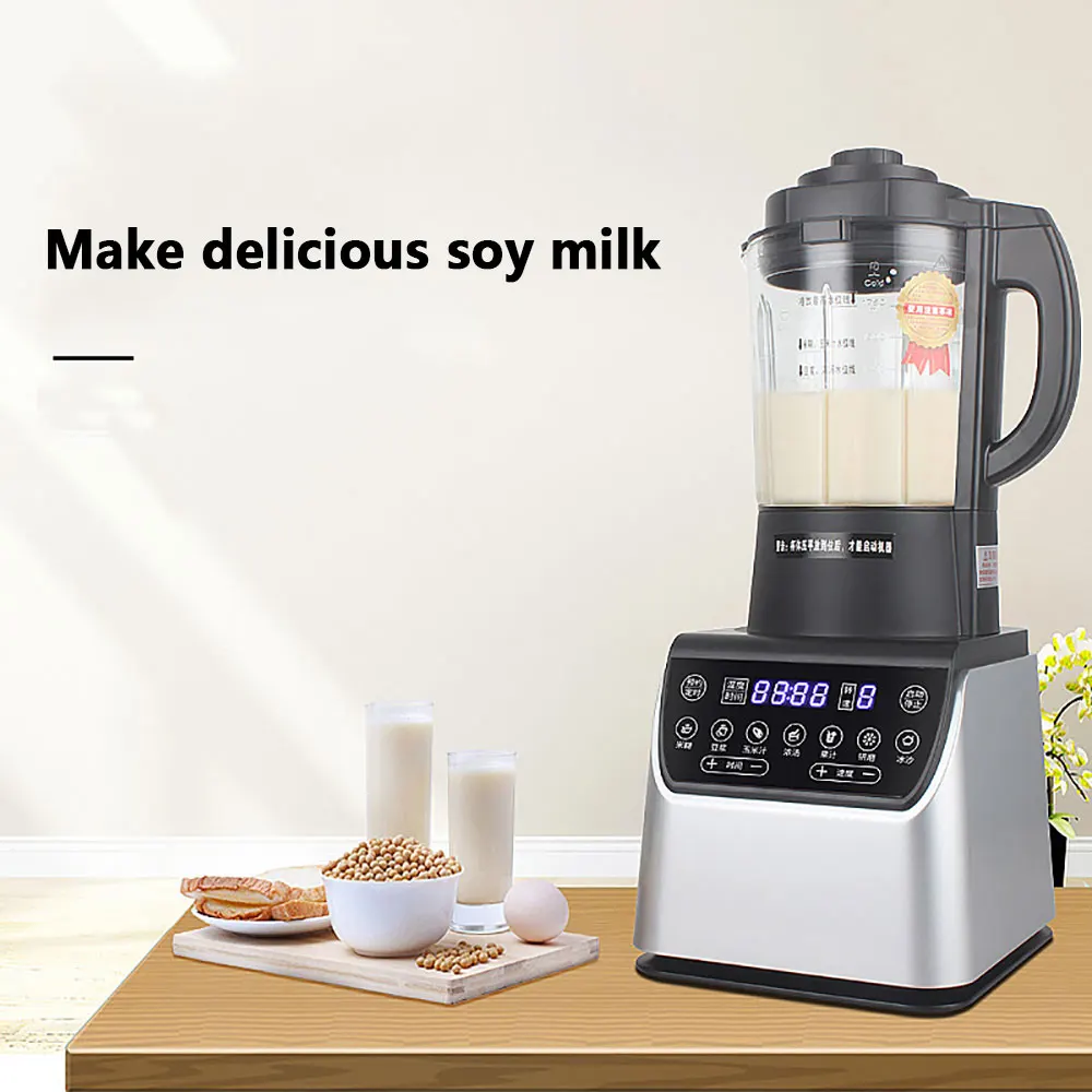 

1.8L Large Capacity Blender Ice Smoothies Juice puree Bisque 800W Vegetables Fruits Processor Timing fuction Juicer