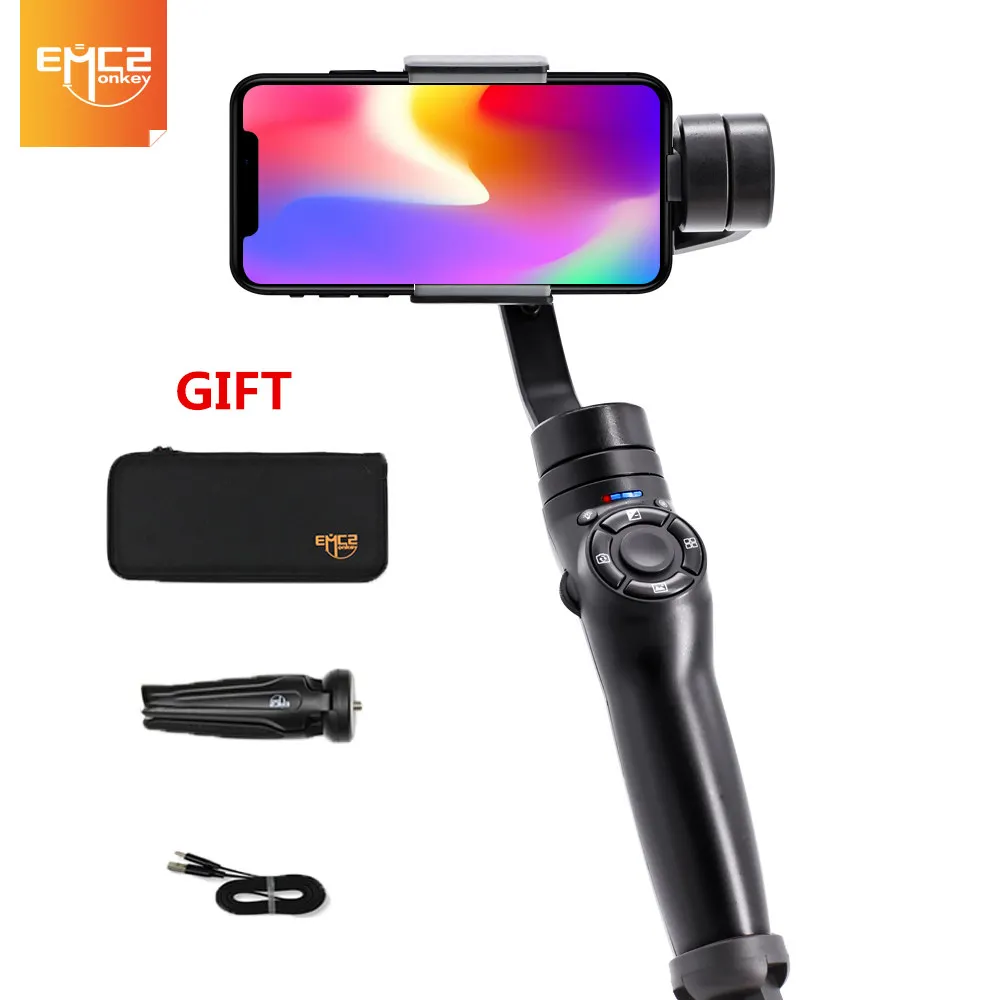 EIMANKE ручной шарнирный стабилизатор для камеры GoPro с Штатив смартфон 7 экшн XiaoYi 4k