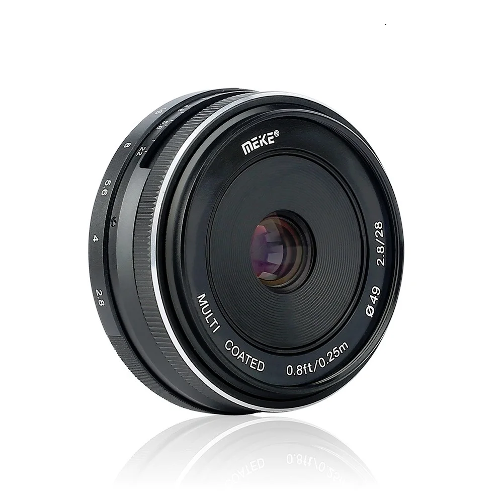 

Meike 28mm f2.8 Fixed Manual Focus Lens APS-C for Sony E mount NEX 3 3N 5 NEX 5T NEX 5R NEX 6 7 A6400 A5100 A6000 A6300 A6500