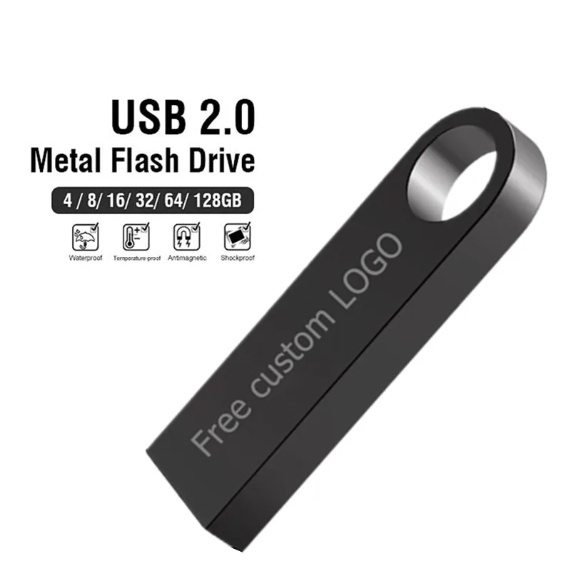Металлический usb флеш накопитель 2 0 карта памяти 32 Гб 64 ГБ высокоскоростной u диск