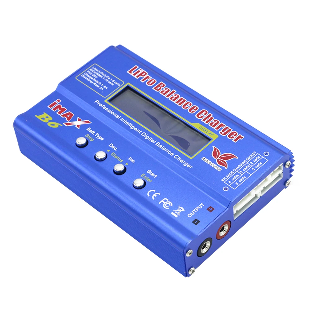 Зарядное устройство iMax B6 80 Вт с цифровым аккумулятором адаптером