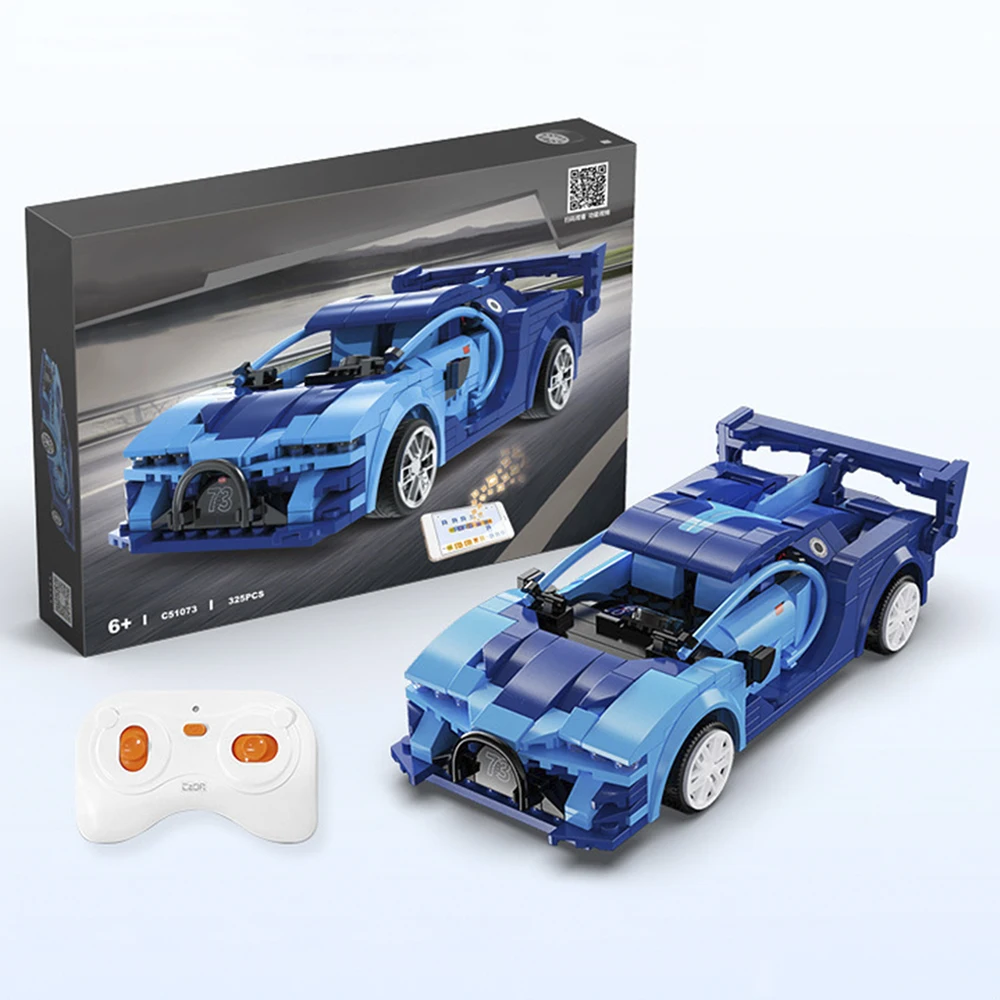 

City APP Programming Remote Control Racing Car MOC Building Blocks Technical RC Sports Car Model Bricks Children Boys Gifts Toys