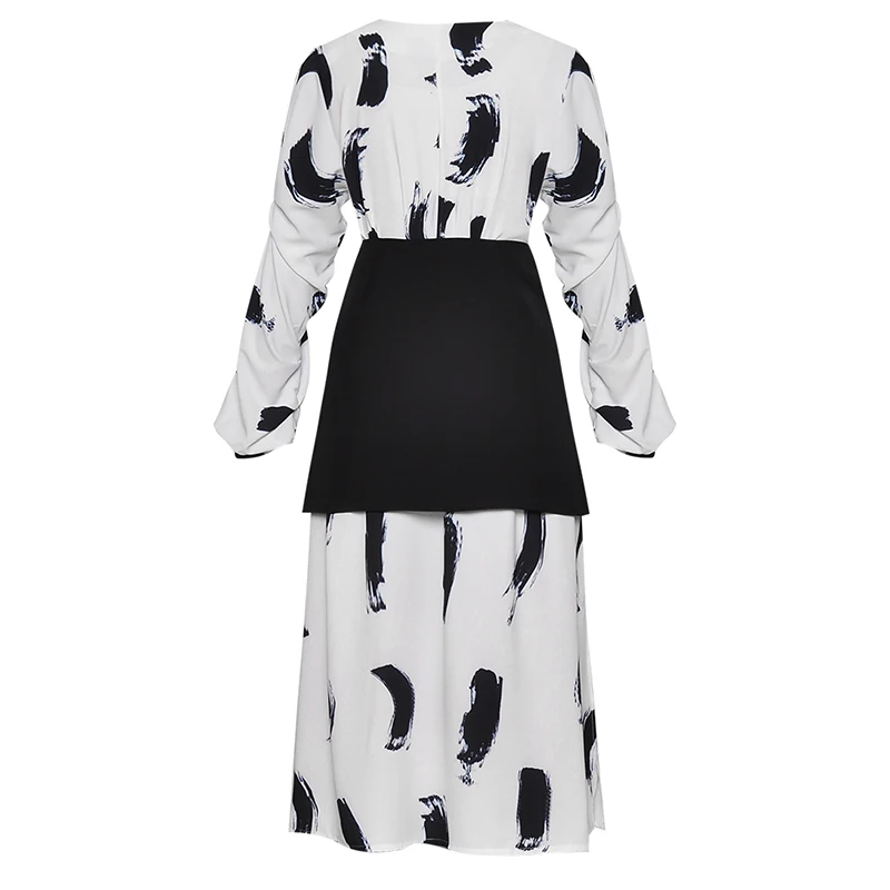 Высокое качество новейшая мода 2019 дизайнерское подиумное платье женское миди с