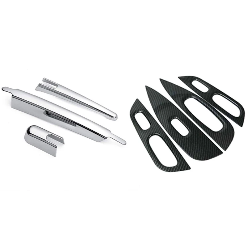 1 комплект ABS хромированная отделка заднего стеклоочистителя наклейка и 4 шт.