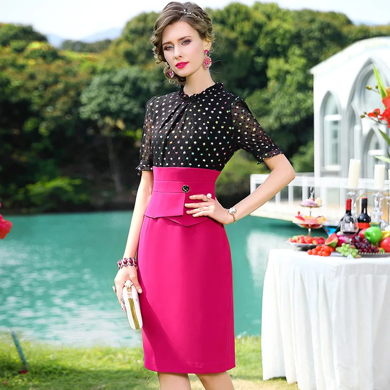 Новинка 2020 летнее женское модное платье в горошек для вечерние женские