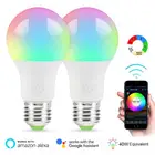 Умсветильник лампа B22 E27 с Wi-Fi, приглушаемая LED RGB лампа, белый свет, работает с AlexaGoogle Home, товары для всей семьи
