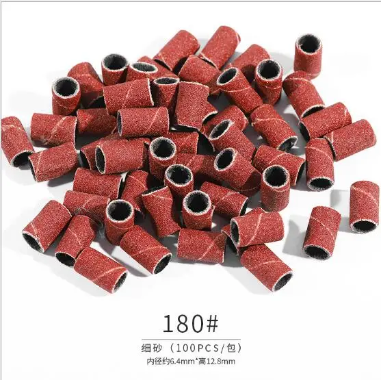 Шлифовальное кольцо для полировки ногтей шлифовальное 80 × 120 180 100 в одной
