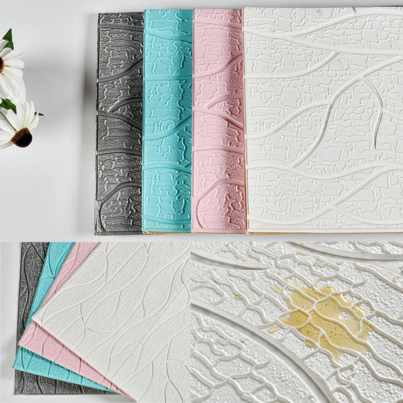 3D текстурой настенные наклейки декоративные самоклеющиеся стеновые панели