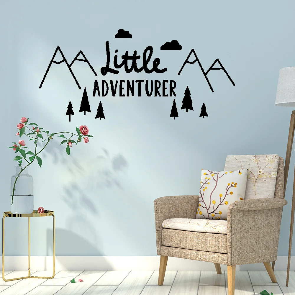 Маленький авантюрист настенный стикер s Декор персонализированные креативные