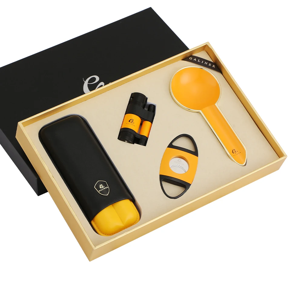 Galiner фонарь зажигалка для сигар резак курительного дома пепельница Карманный