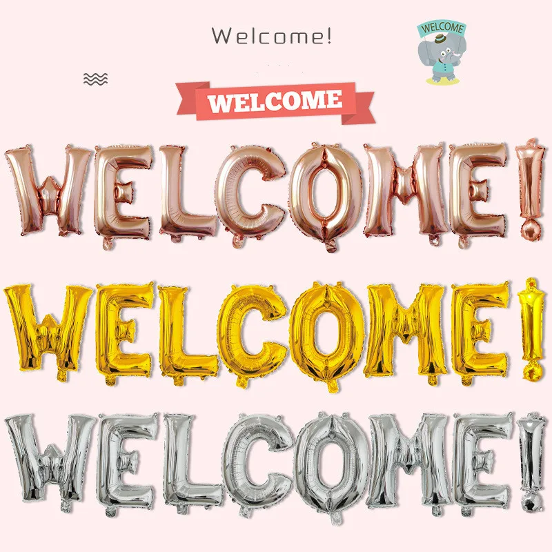 Свадебные вечерние украшения для дня рождения из розового золота 16 дюймовые