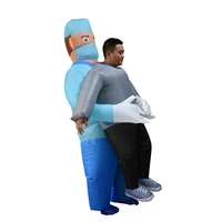 adult doctor hug patient inflatable costumes woman men halloween cosplay cartoon mascot doll party role play dress up outfit
