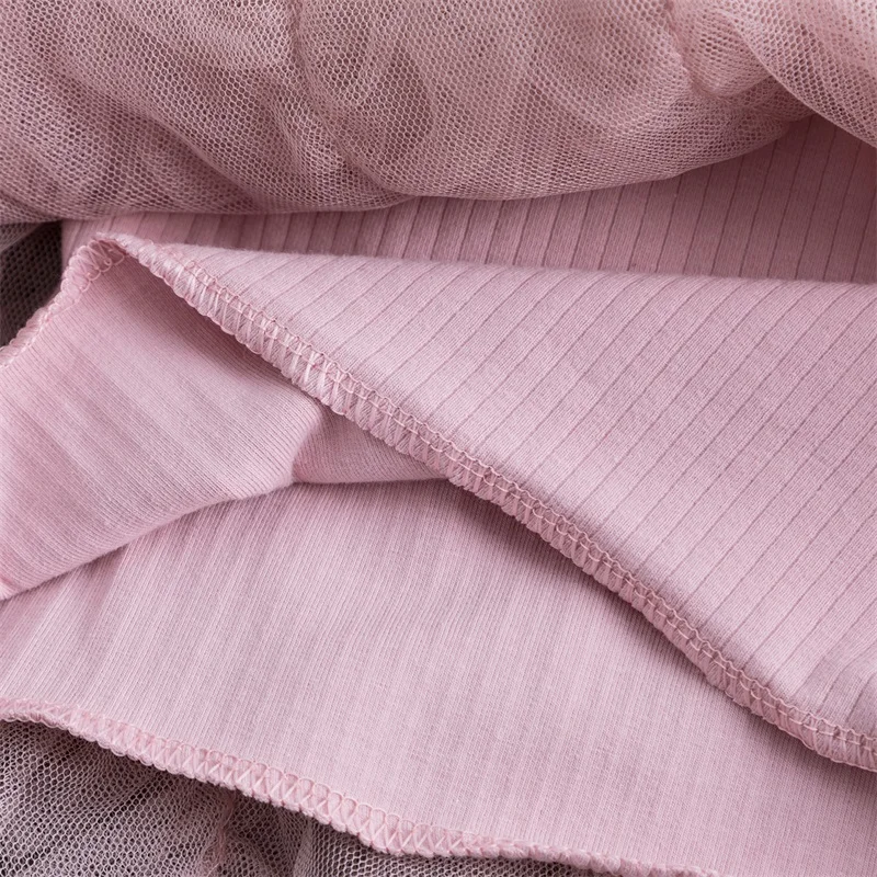 Winter Kids Dresses for Girls Party Long Sleeves Knit Clothes Baby Dress Girl Tutu Birthday Children Clothing 2 3 4 6T | Детская одежда