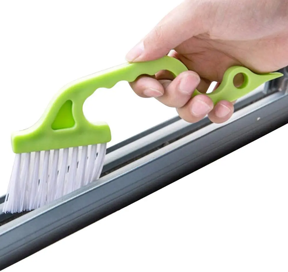 

Hand-held groove gap cleaning tool door and window track kitchen cleaning brush