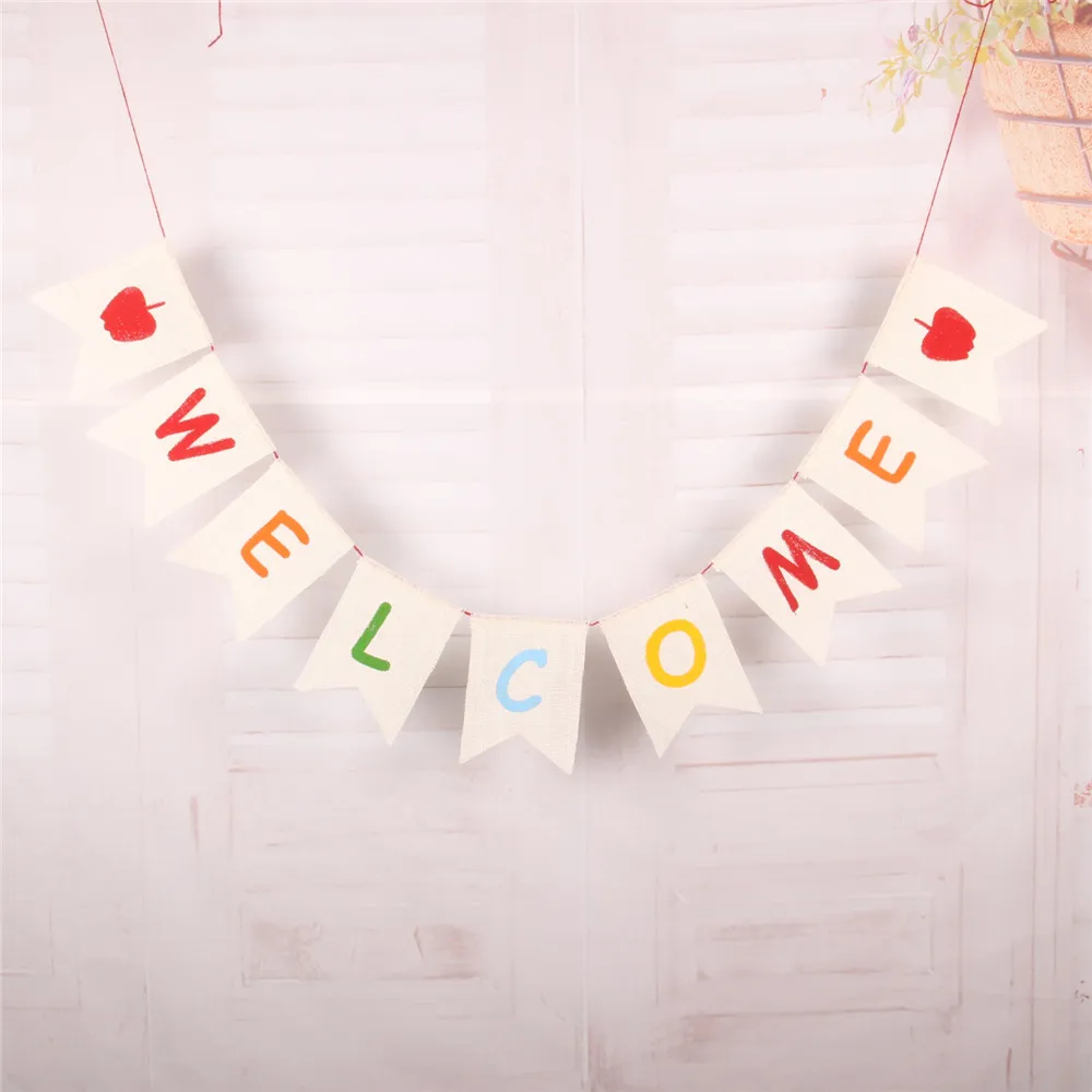 Снова в школу баннер Добро пожаловать Лен ласточкин хвост |