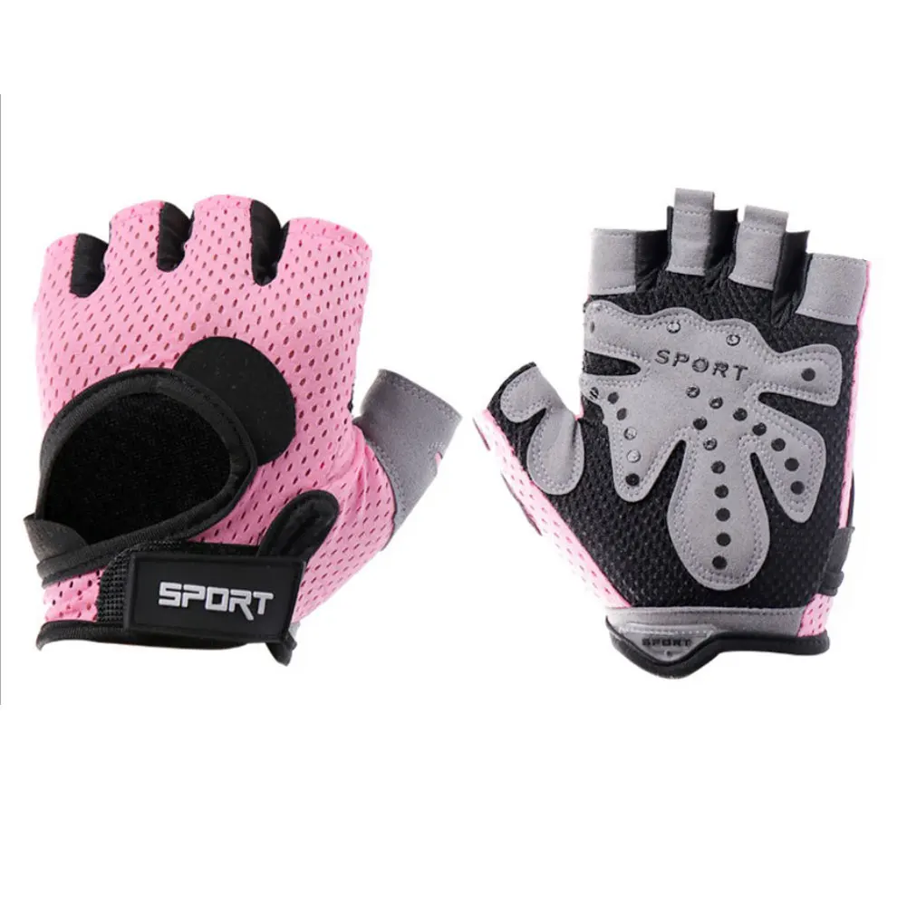

Men Women Breathable Gym Gloves Body Building Half Finger Crossfit Gloves Anti-slip Weight Lifting Sport Training Fitness Gloves