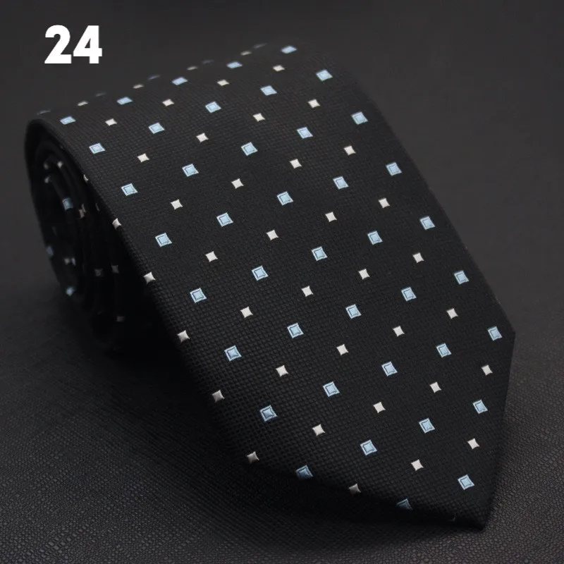 Новинка 2019 мужской галстук деловой наряд Полиэстеровая пряжа в полоску с принтом