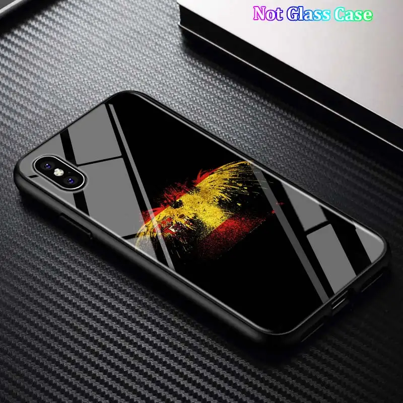 Style 04 Черный чехол для iPhone 11 11Pro Max испанские национальные флаги для iPhone X XR XS Max 8 7 6 6S Plus 5S глянцевый чехол для телефона - Цвет: Style 04